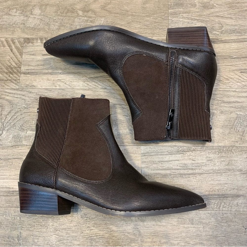 Donald J. Pliner Brown Ankle Boots